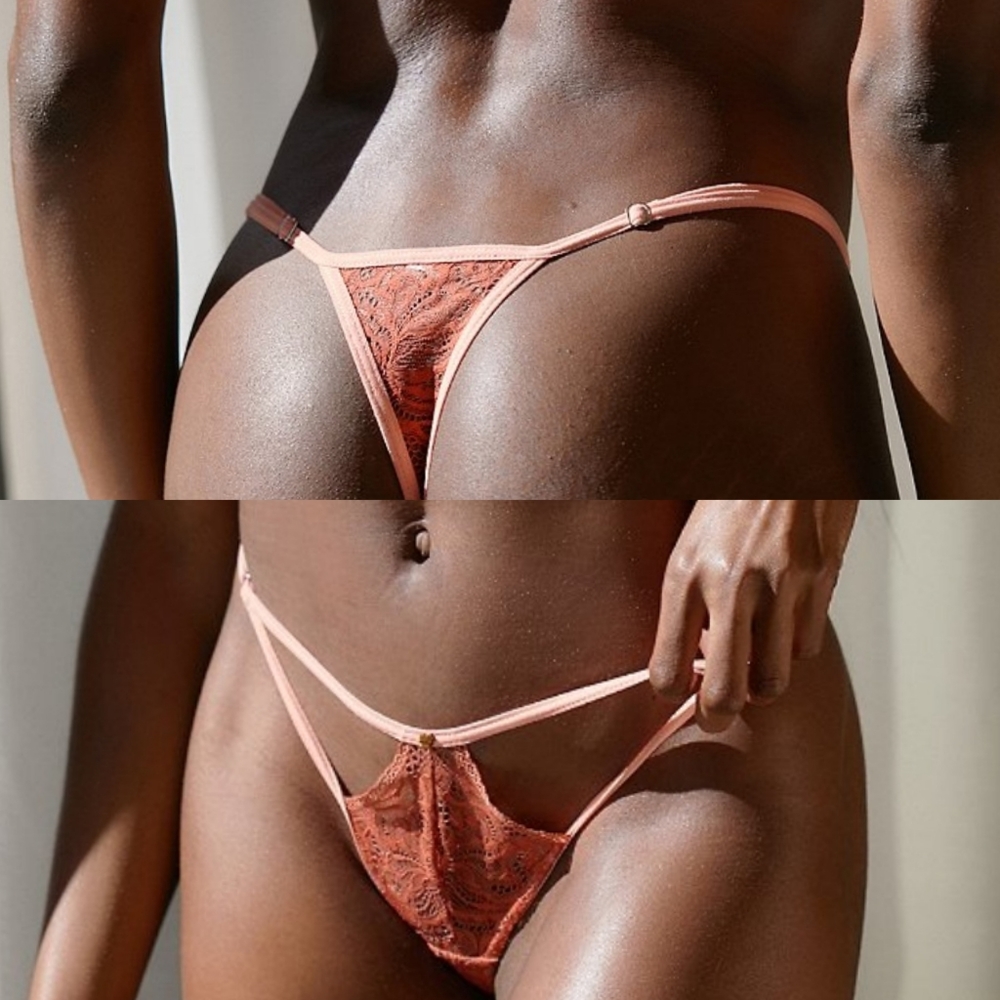 Clo intimo intimate selvo adjustable strap lace romantic Thong